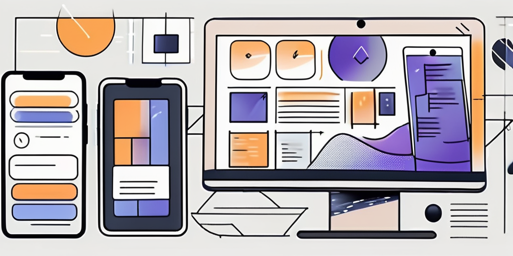 A smartphone displaying a well-designed