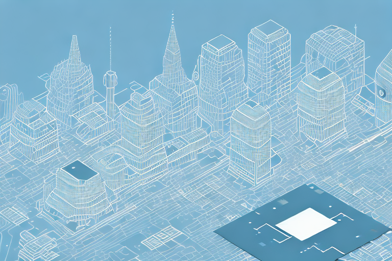 A digital cityscape representing taunusstein