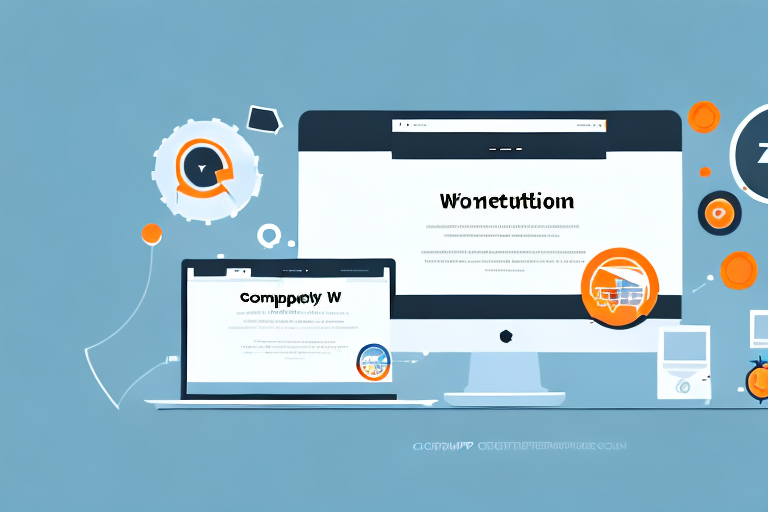 A computer screen displaying a website construction process
