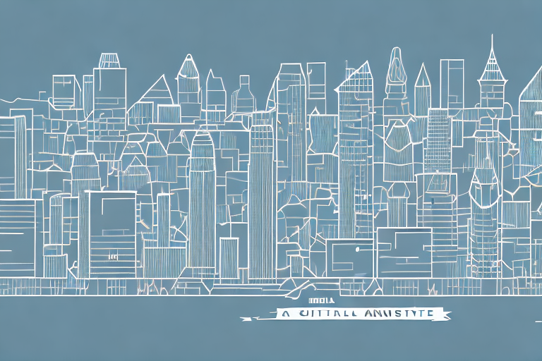 A digital cityscape