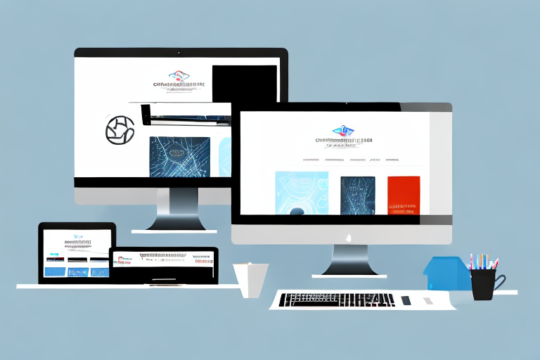 A computer screen displaying a simple