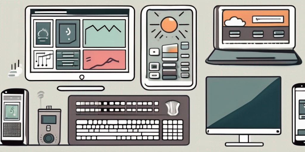 Various digital devices like a smartphone