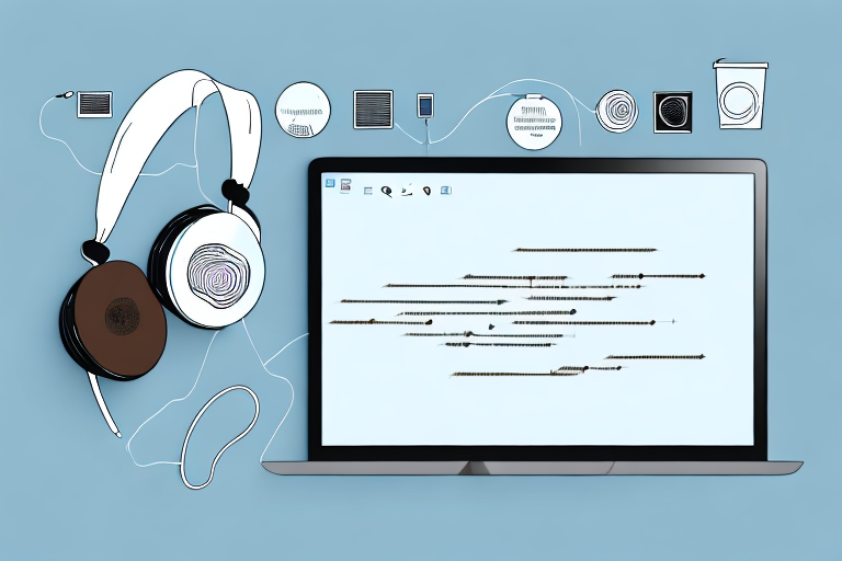 A laptop displaying lines of code