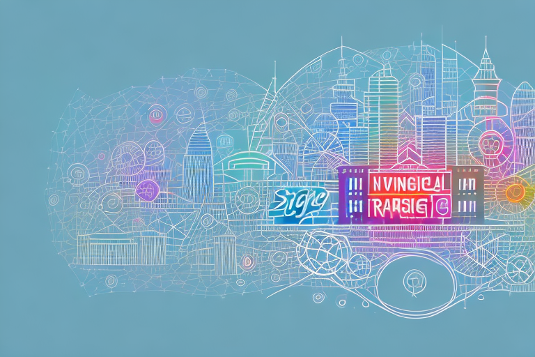A vibrant digital cityscape symbolizing trossingen