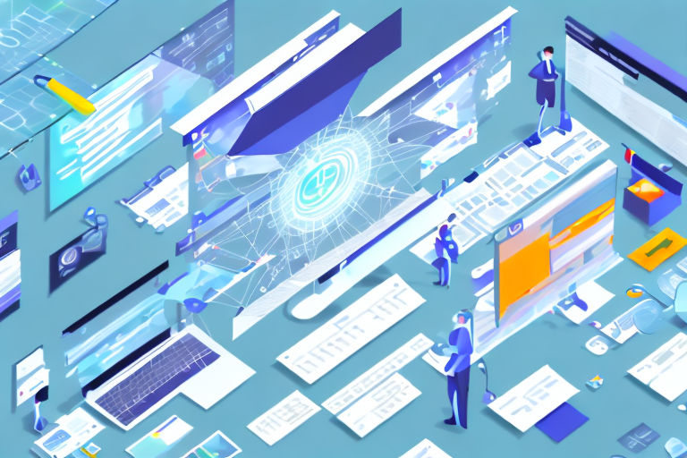 Various website technology elements such as a browser window