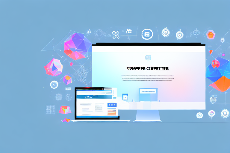 A computer screen with a website design interface
