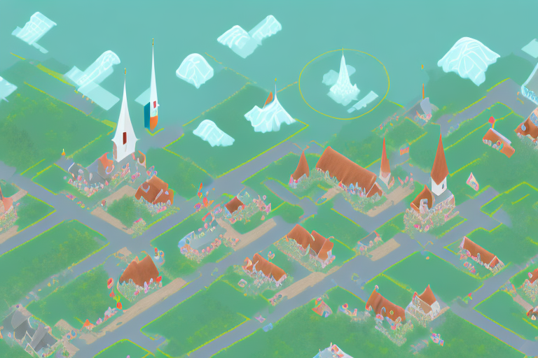 A picturesque village representing trechtingshausen