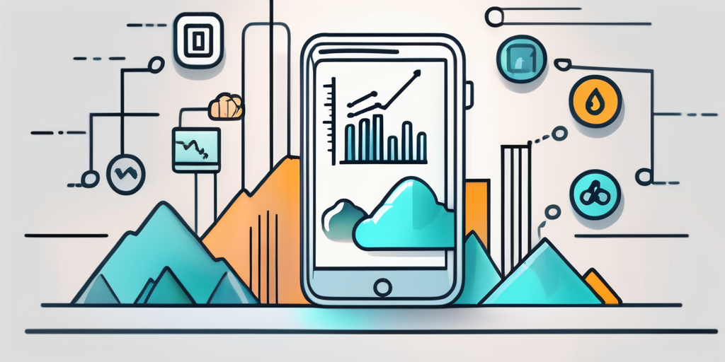 A mobile device with a hybrid app icon on the screen