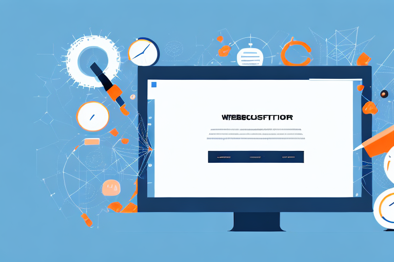 A computer screen displaying a website under construction