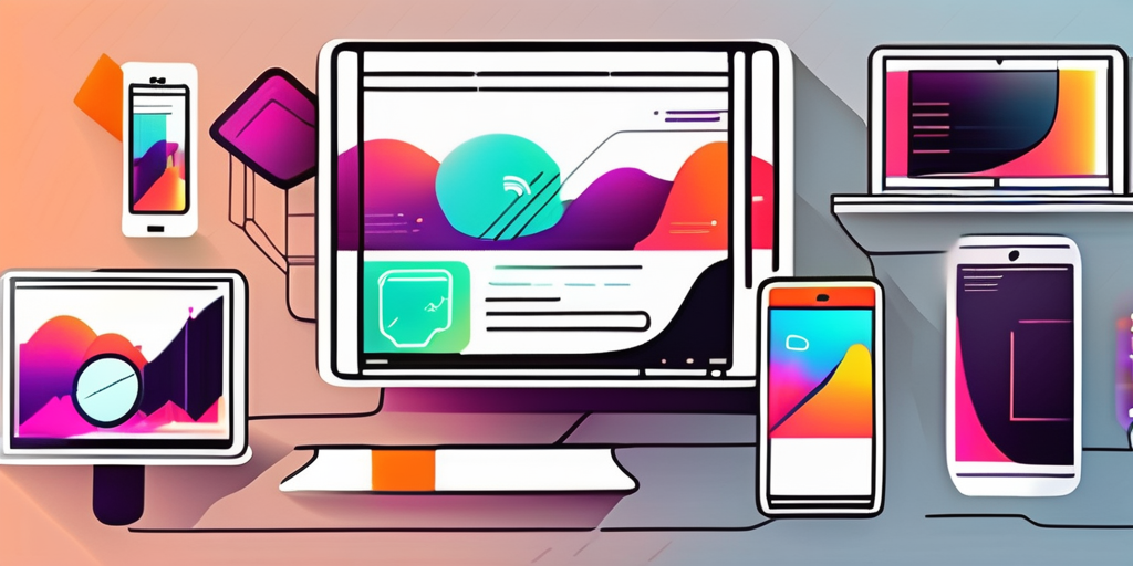 Various futuristic digital devices