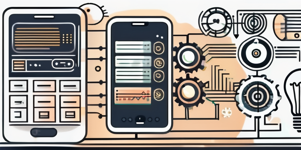 A smartphone displaying a coding interface