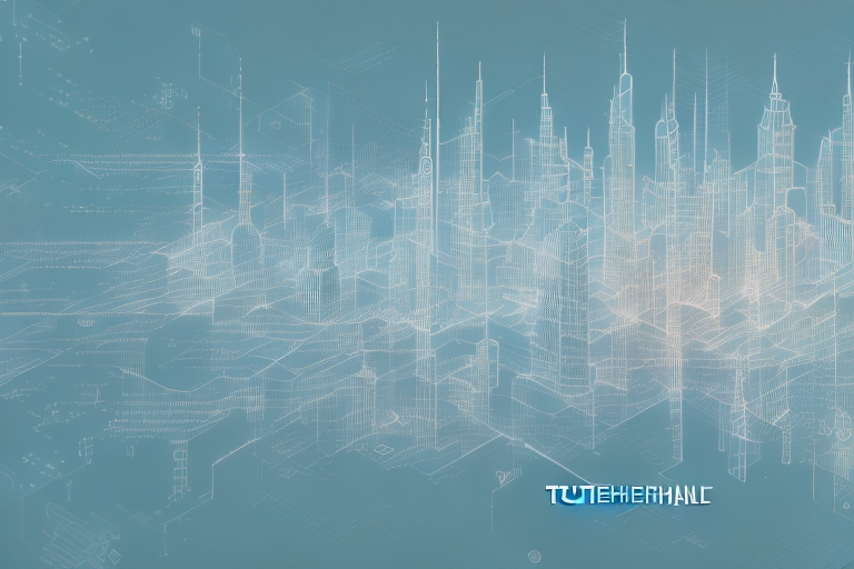 A digital cityscape