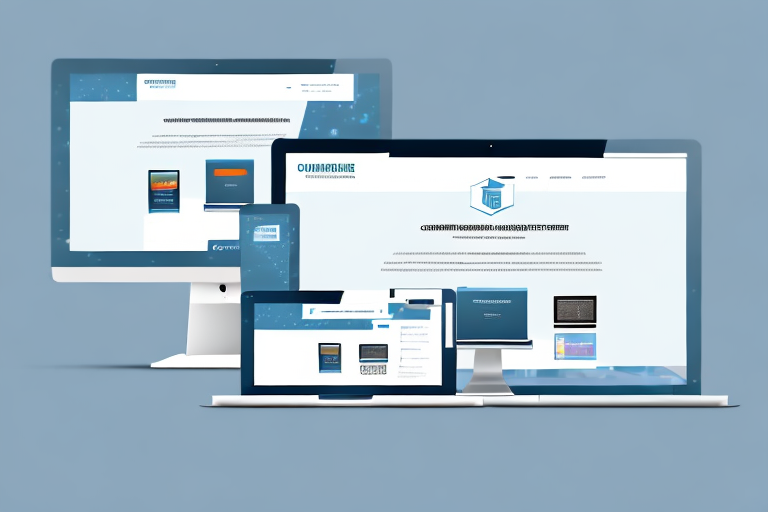 A computer screen displaying a simple