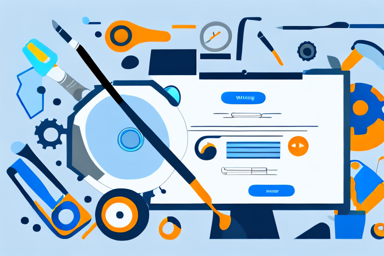 Various digital tools such as a paintbrush