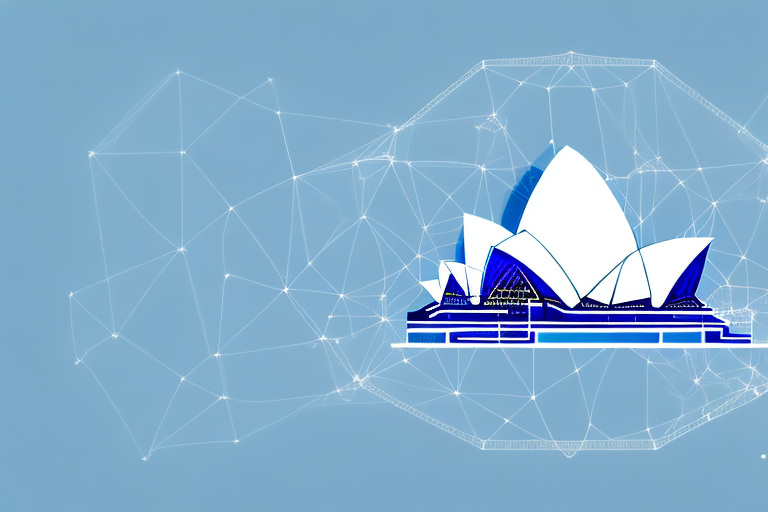 Various iconic australian landmarks like the sydney opera house and the great barrier reef