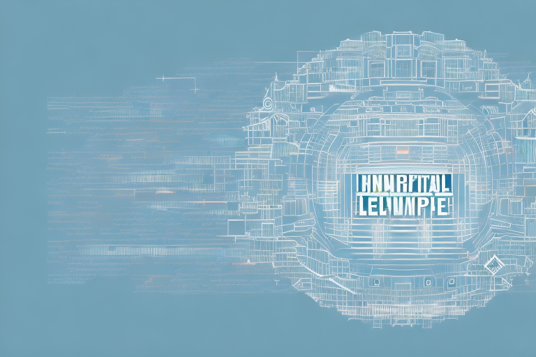 A digital landscape representing the internet