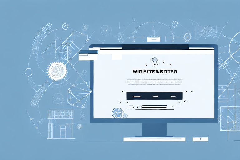 A computer screen displaying a building process of a website with various design tools and elements