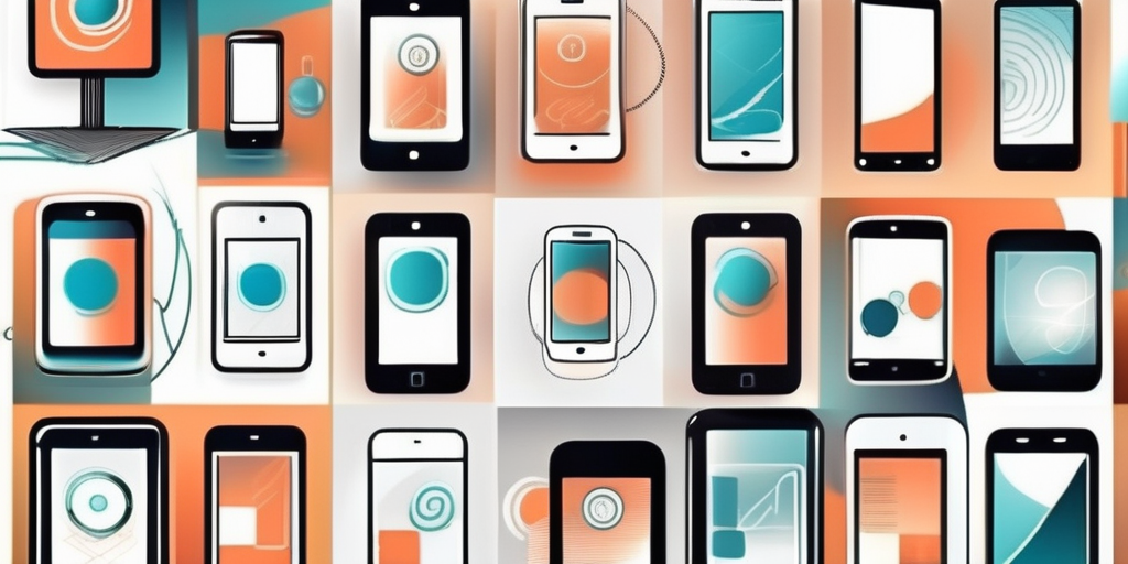 Various mobile devices like smartphones and tablets