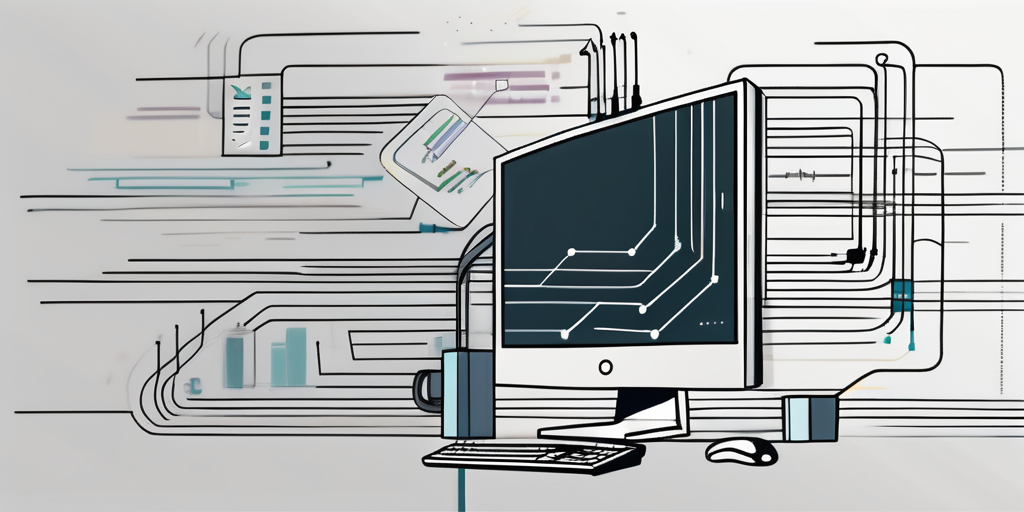 A computer monitor displaying lines of c# code