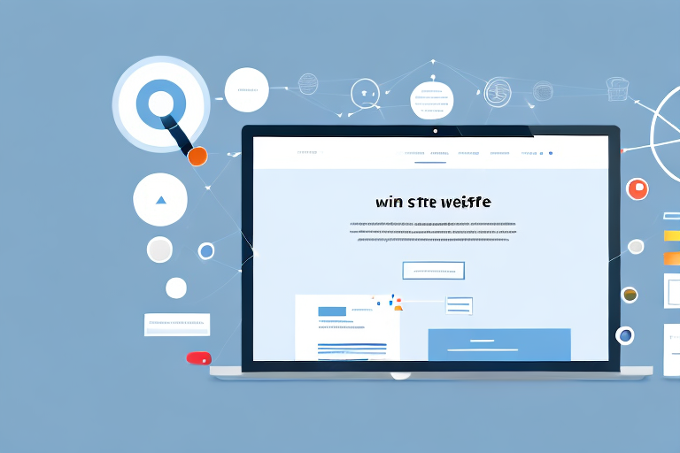 A computer screen showing a simplistic