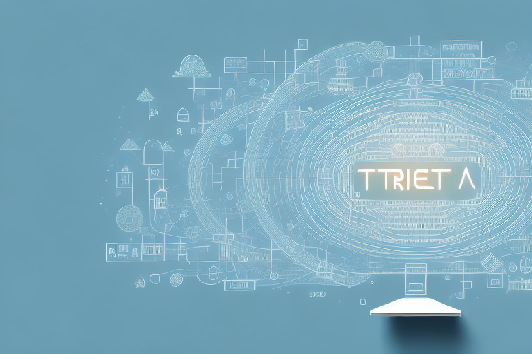 A digital landscape representing the city of treia