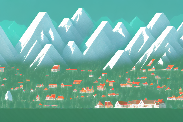 A digital landscape symbolizing the internet