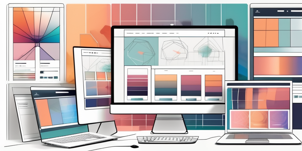 Several sleek and modern computer screens