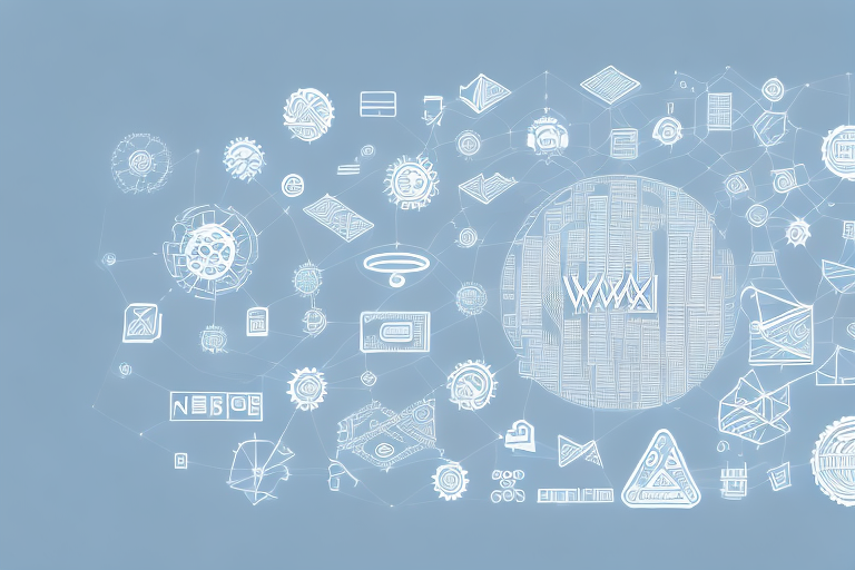 Various digital tools and elements such as a mouse cursor
