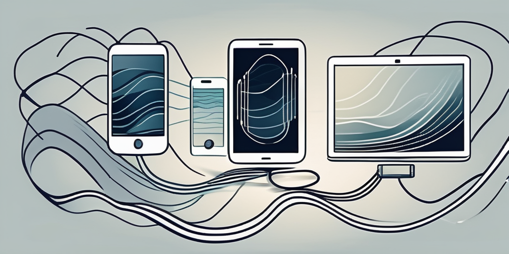 Various mobile devices such as smartphones and tablets displaying different applications