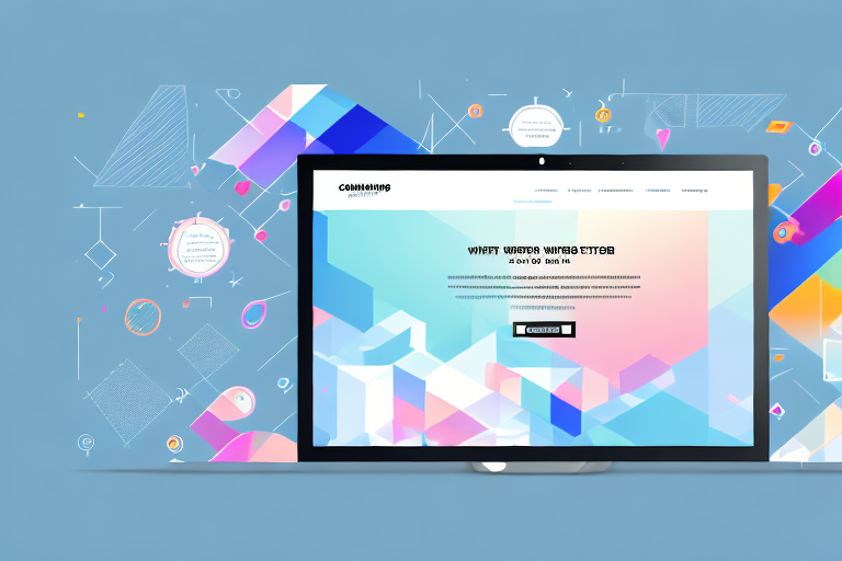 A computer screen displaying a simple