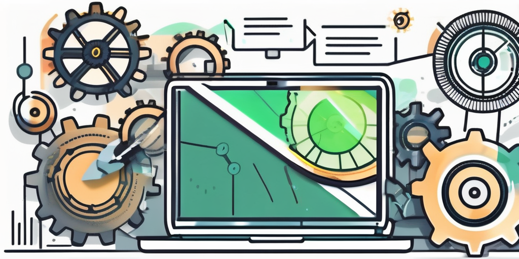 A computer screen with various app icons