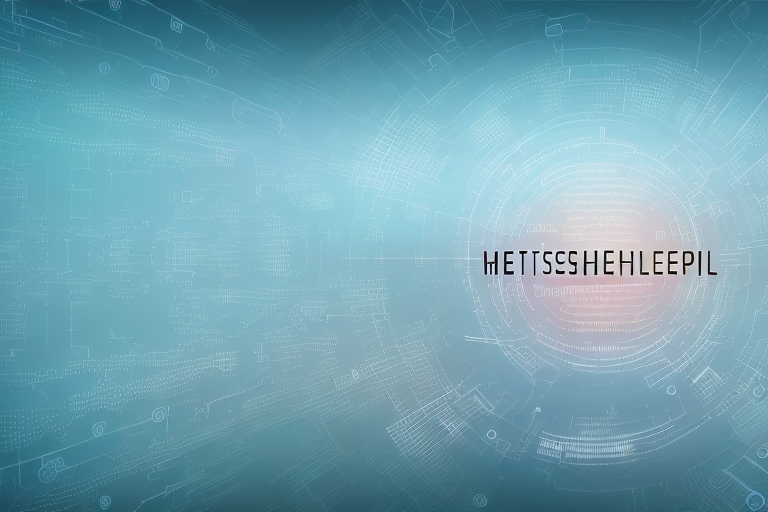A digital landscape symbolizing the internet