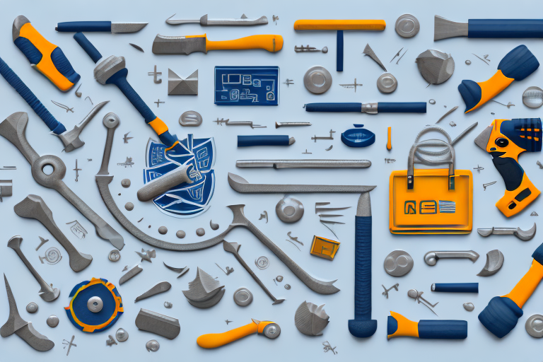 A variety of digital tools and devices like a computer