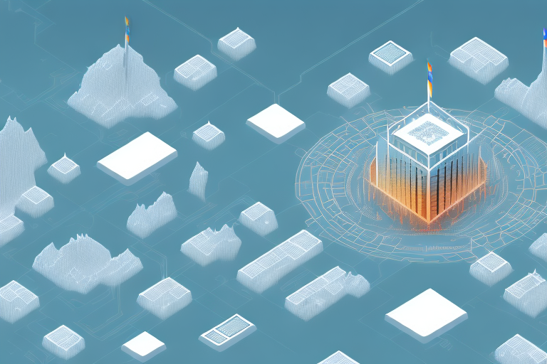 A digital landscape representing an internet agency