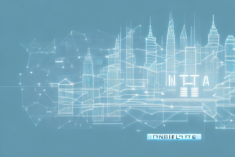 A digital cityscape representing an internet agency