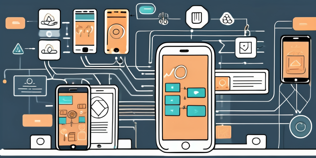 A smartphone displaying a user-friendly app interface