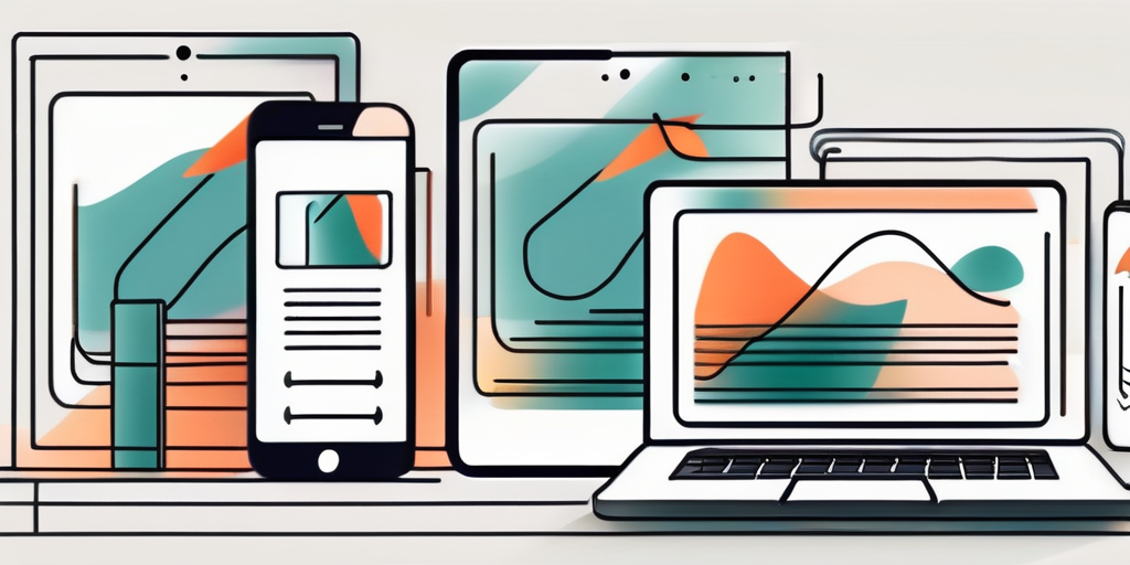 A variety of digital devices like a smartphone