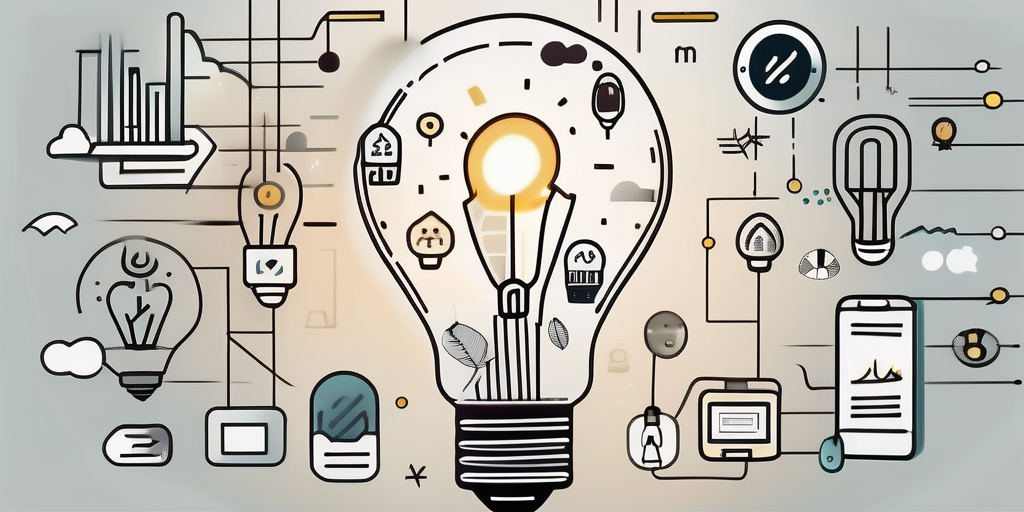 A light bulb symbolizing a creative idea