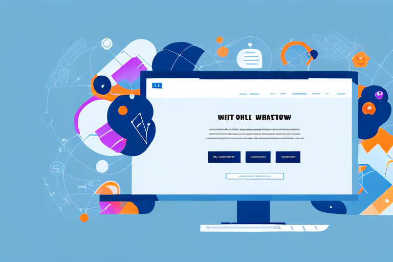 A computer screen displaying a vibrant and well-structured website