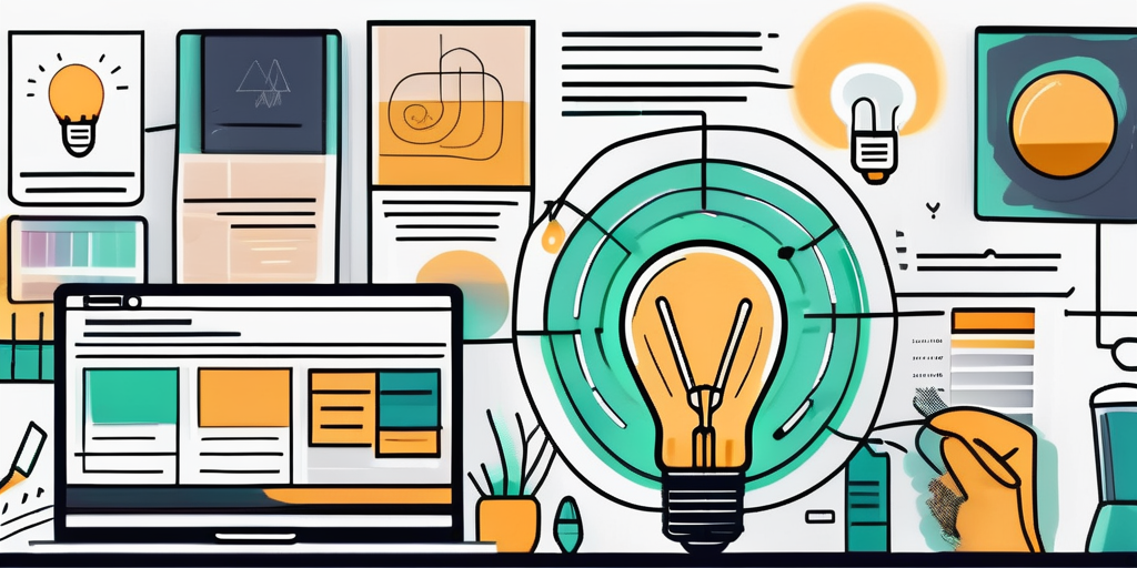 A light bulb glowing brightly