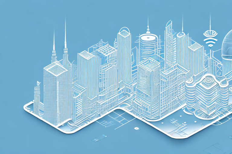 A cityscape representing tengen