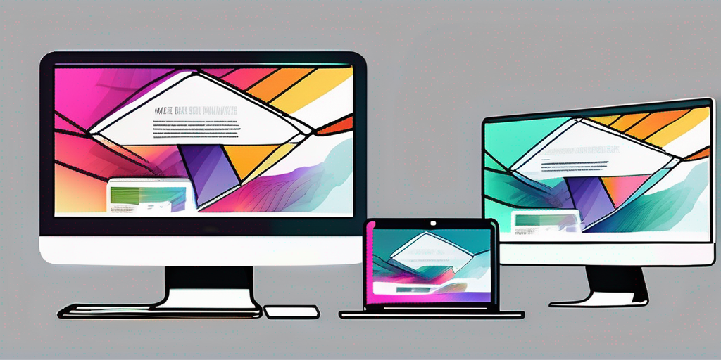 Various computer screens