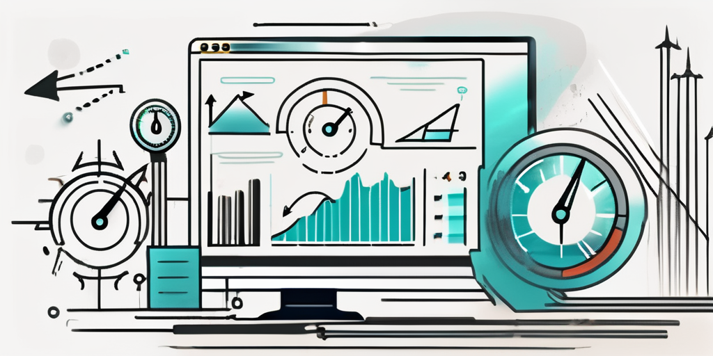 A website being constructed with digital tools and symbols representing increased traffic