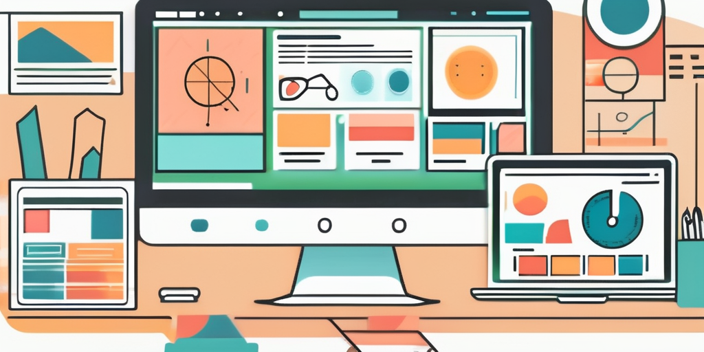 A computer monitor displaying a user-friendly website interface