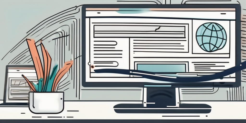 A computer screen showing a webpage being transformed from one language to another