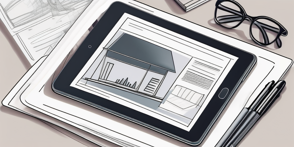 A digital tablet with a stylus