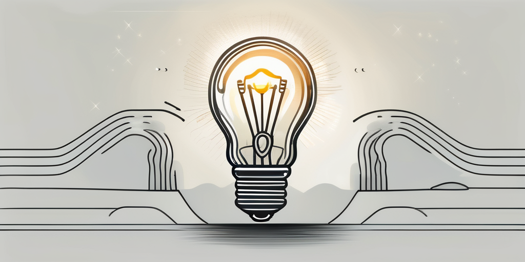 A light bulb symbolizing an idea