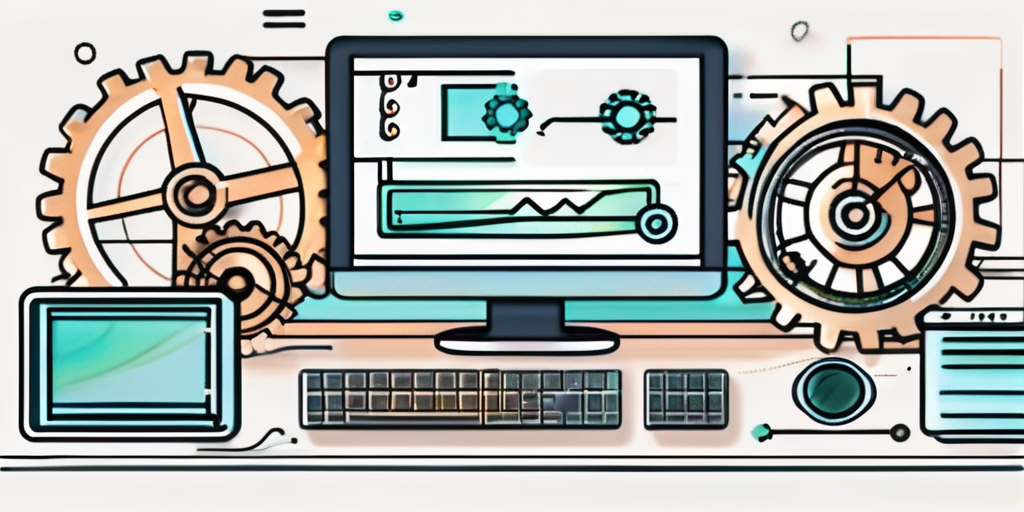 A computer screen displaying a progressive bar