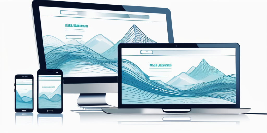 Verschiedene Domainnamen auf Laptops, Tablets und Smartphones zur Auswahl der passenden Webadressen in einer digitalen Umgebung.