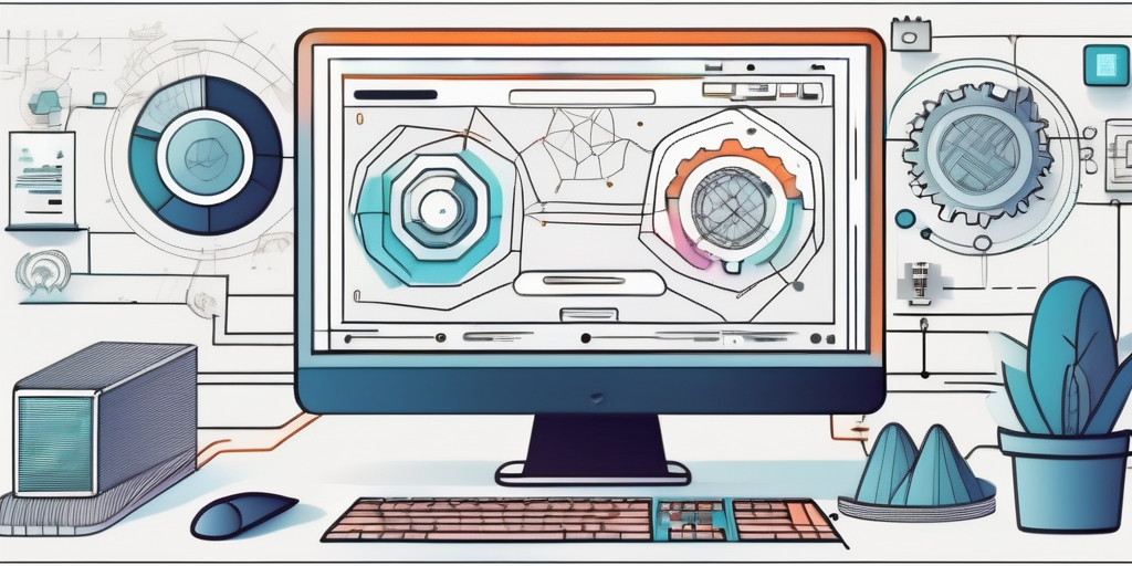 A computer screen displaying a dynamic and innovative web application